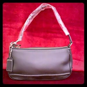 Small black Coach purse.